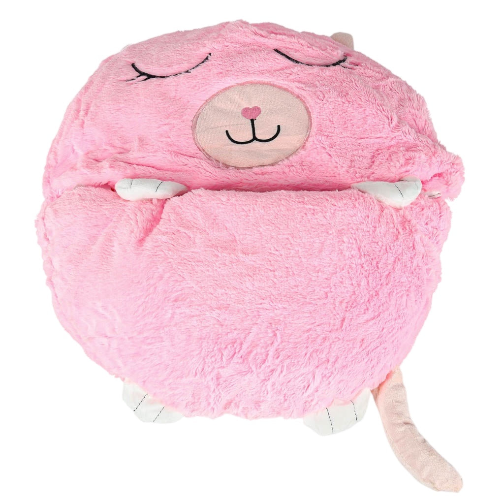 Children's Sleeping Bag with Pillow, 2-in-1, 135x50cm, Pink