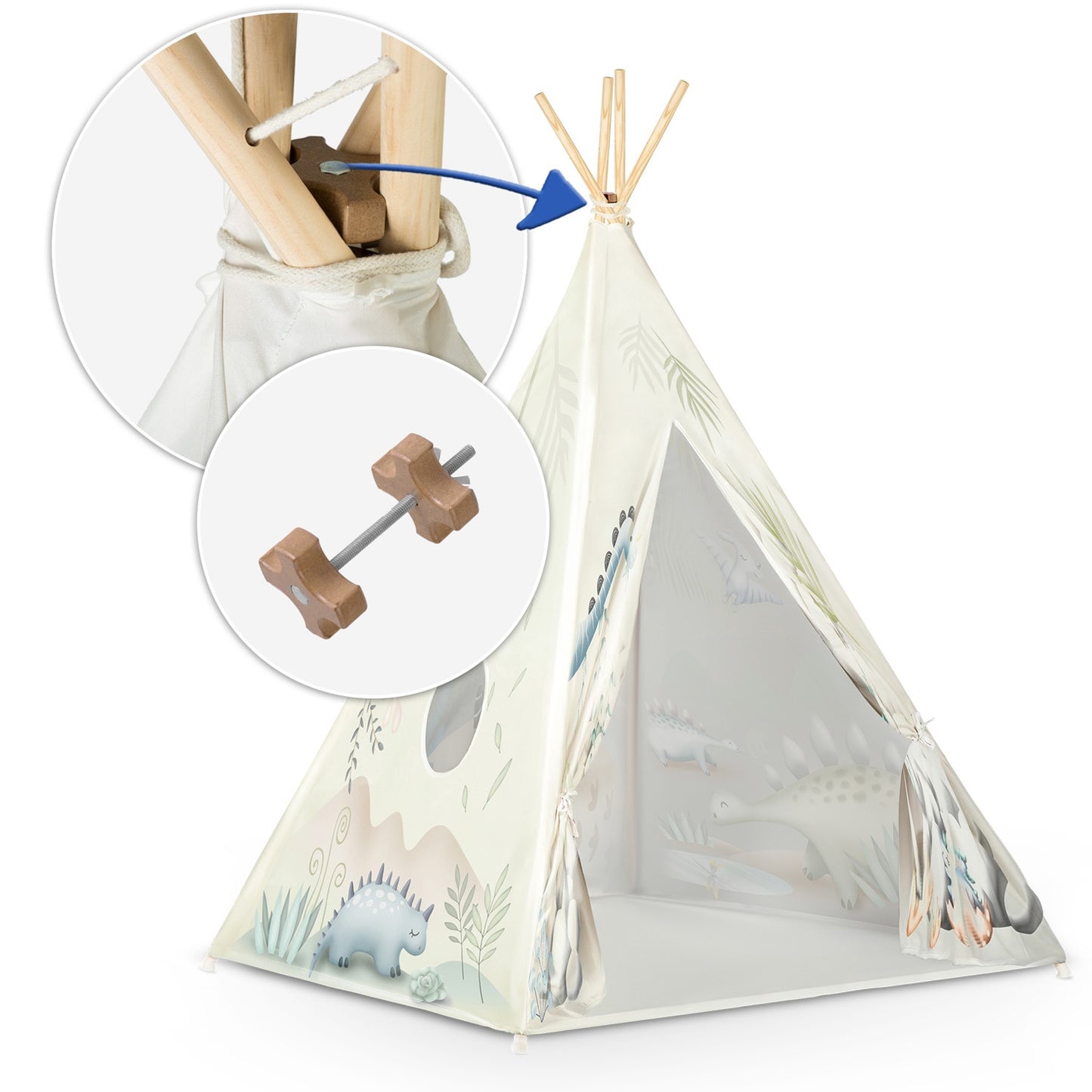 Children's Tent Nukido - Dinosaurs
