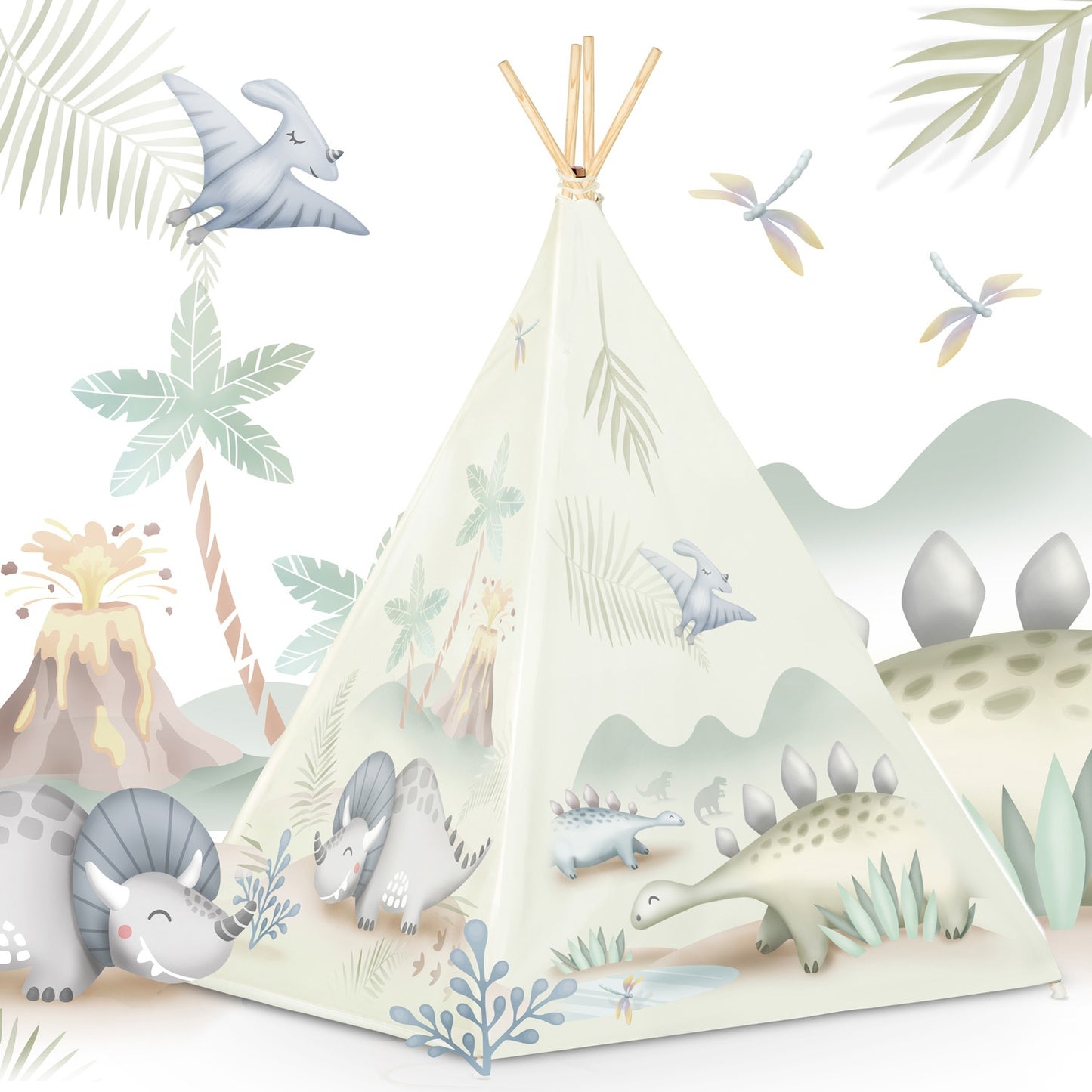 Children's Tent Nukido - Dinosaurs