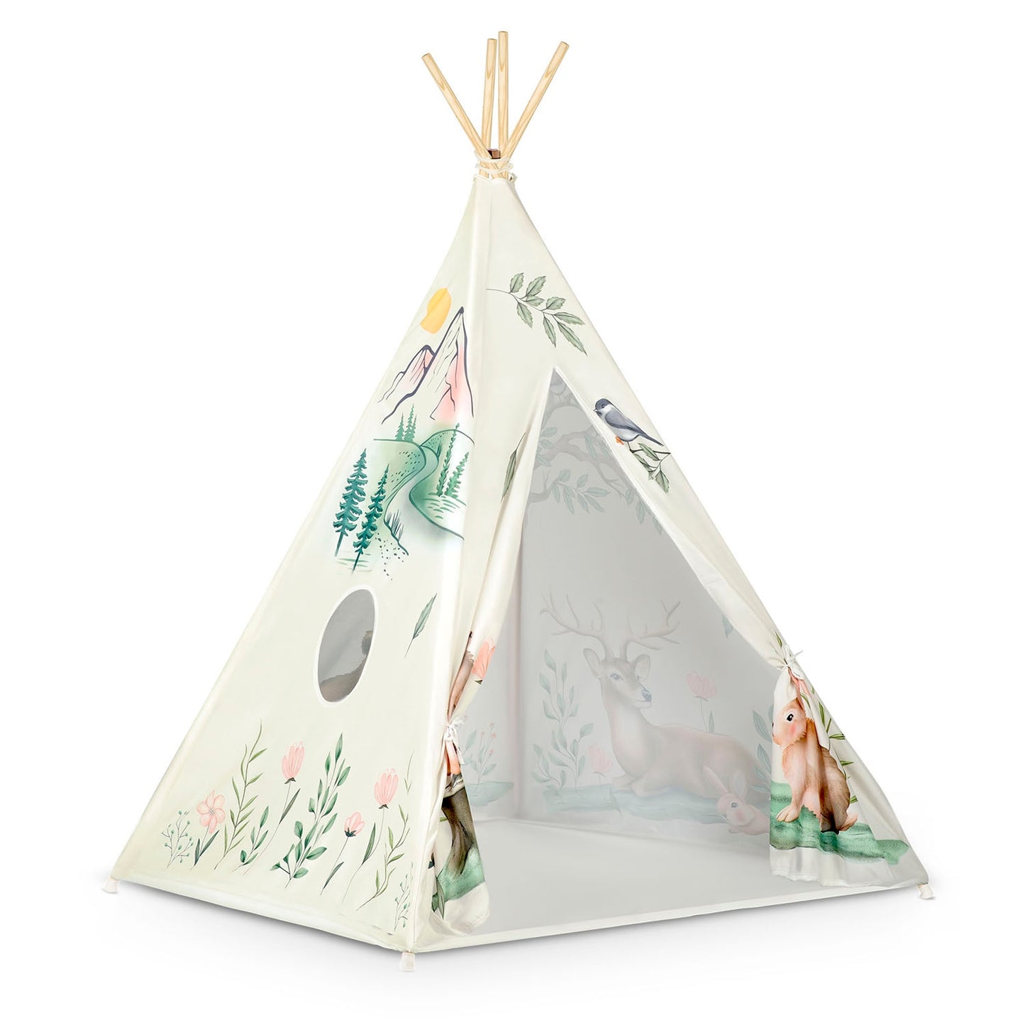 Children's Tipi tent Nukido - Beige