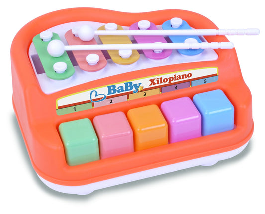 Children's Xylophone Toy with Mallets, 5 Notes