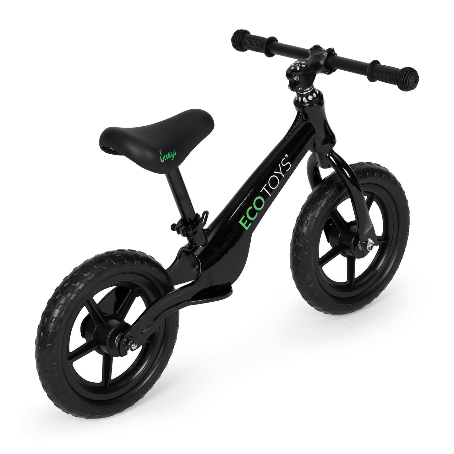 Children's balance bike, ride-on, EVA wheels ECOTOYS , black