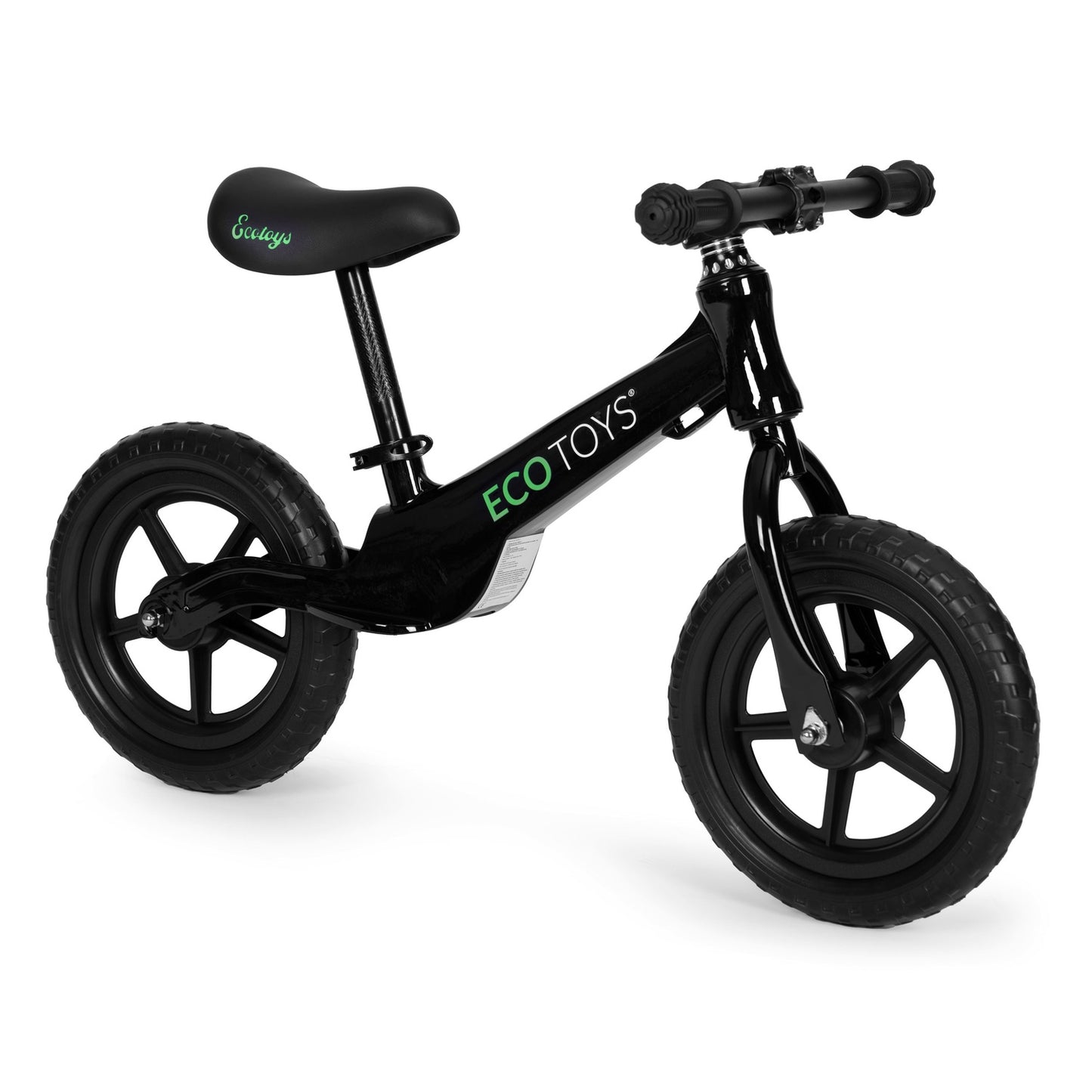Children's balance bike, ride-on, EVA wheels ECOTOYS , black