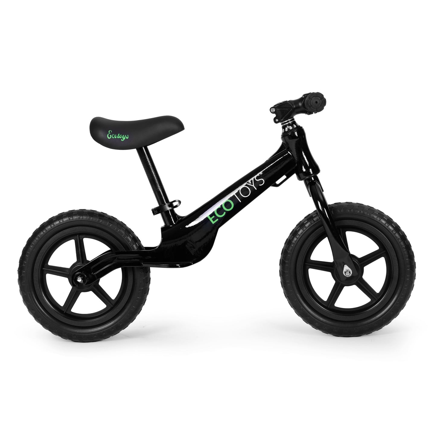 Children's balance bike, ride-on, EVA wheels ECOTOYS , black