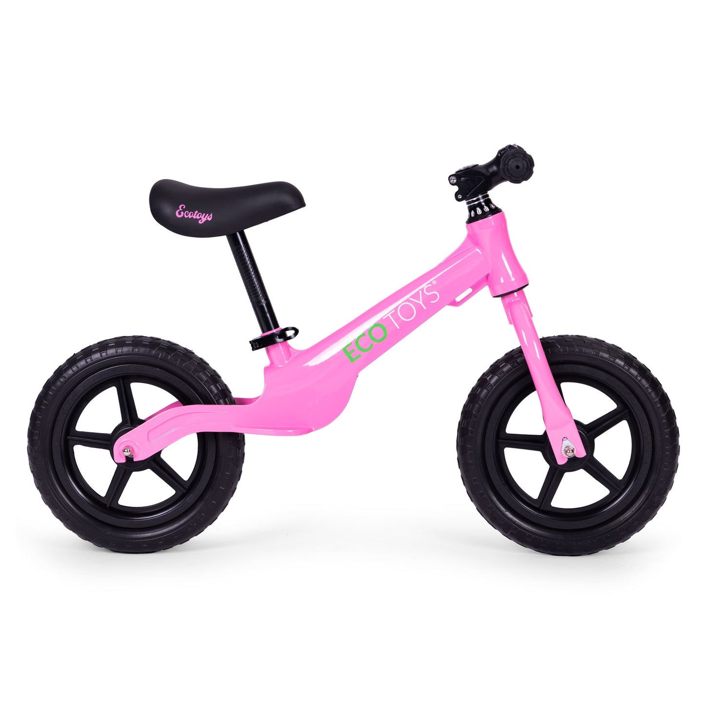 Children's balance bike, ride-on, EVA wheels ECOTOYS , pink