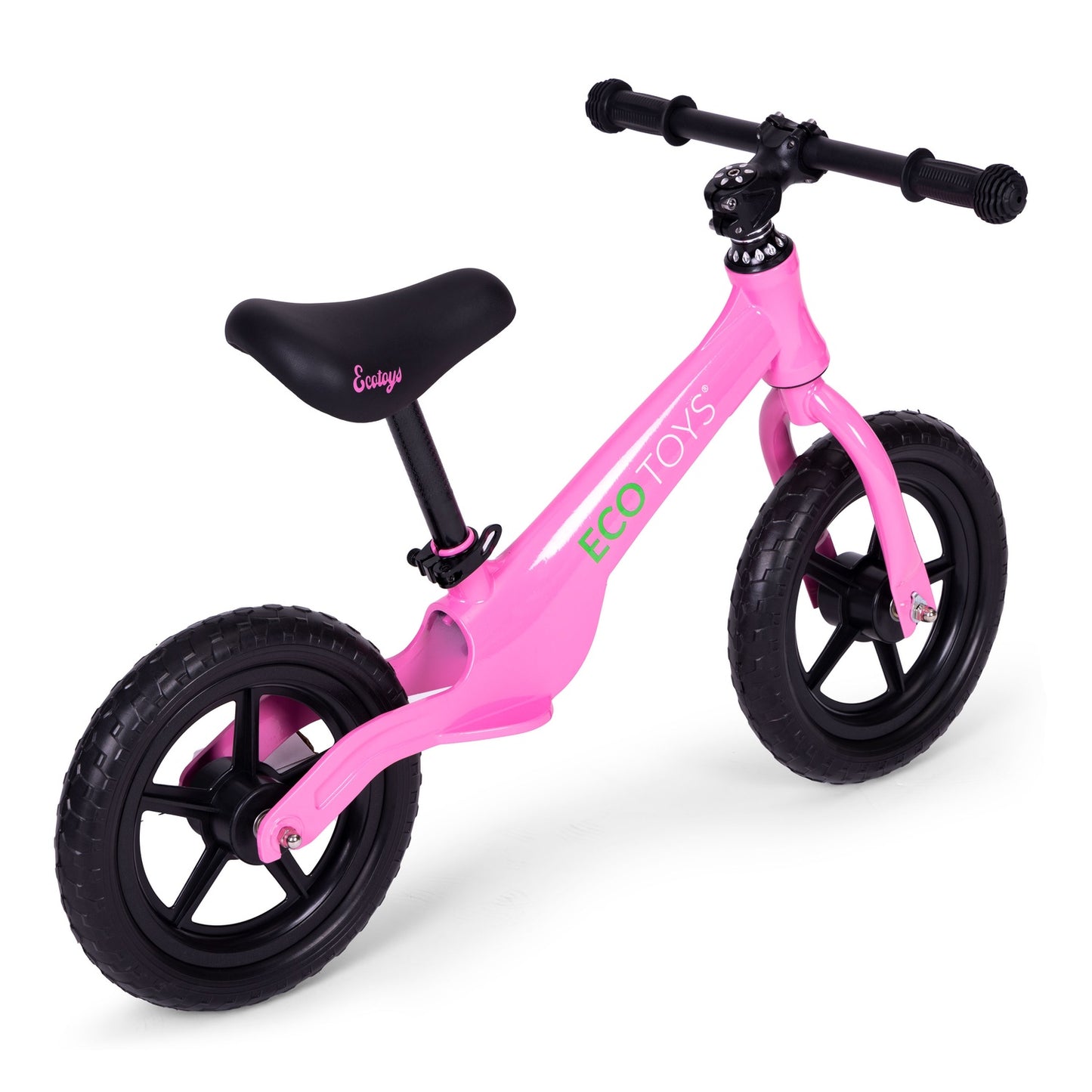 Children's balance bike, ride-on, EVA wheels ECOTOYS , pink