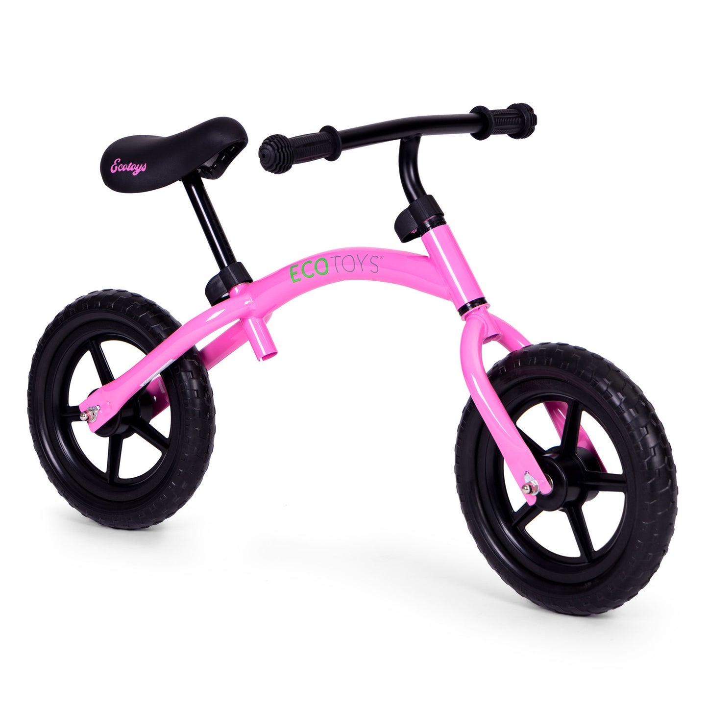 Children's balance bike, ride-on, EVA wheels ECOTOYS, pink
