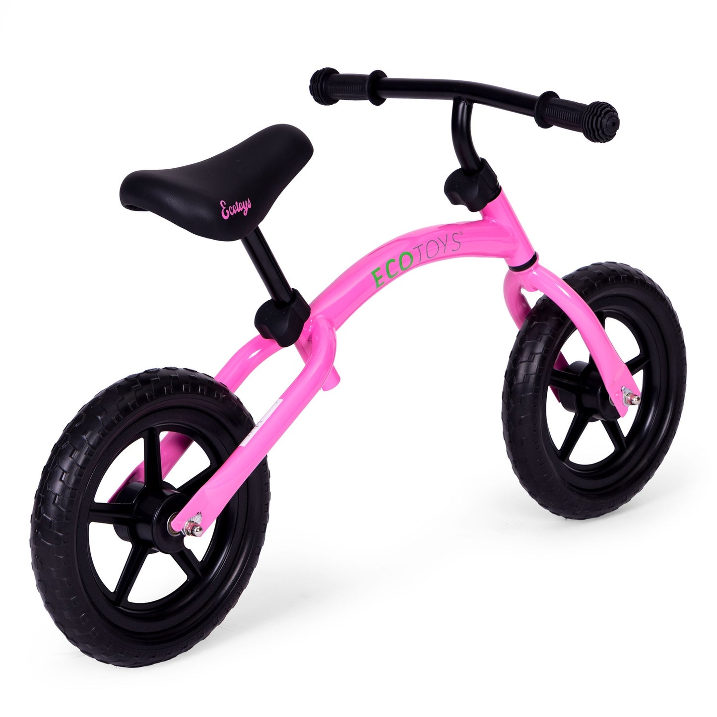 Children's balance bike, ride-on, EVA wheels ECOTOYS, pink