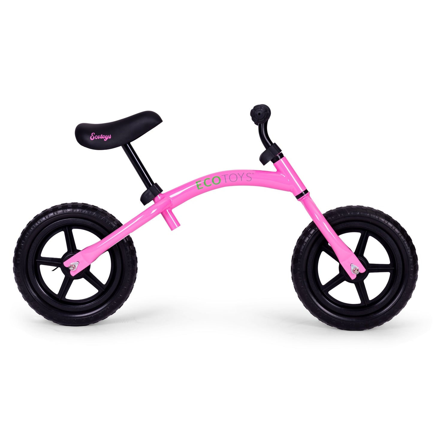 Children's balance bike, ride-on, EVA wheels ECOTOYS, pink