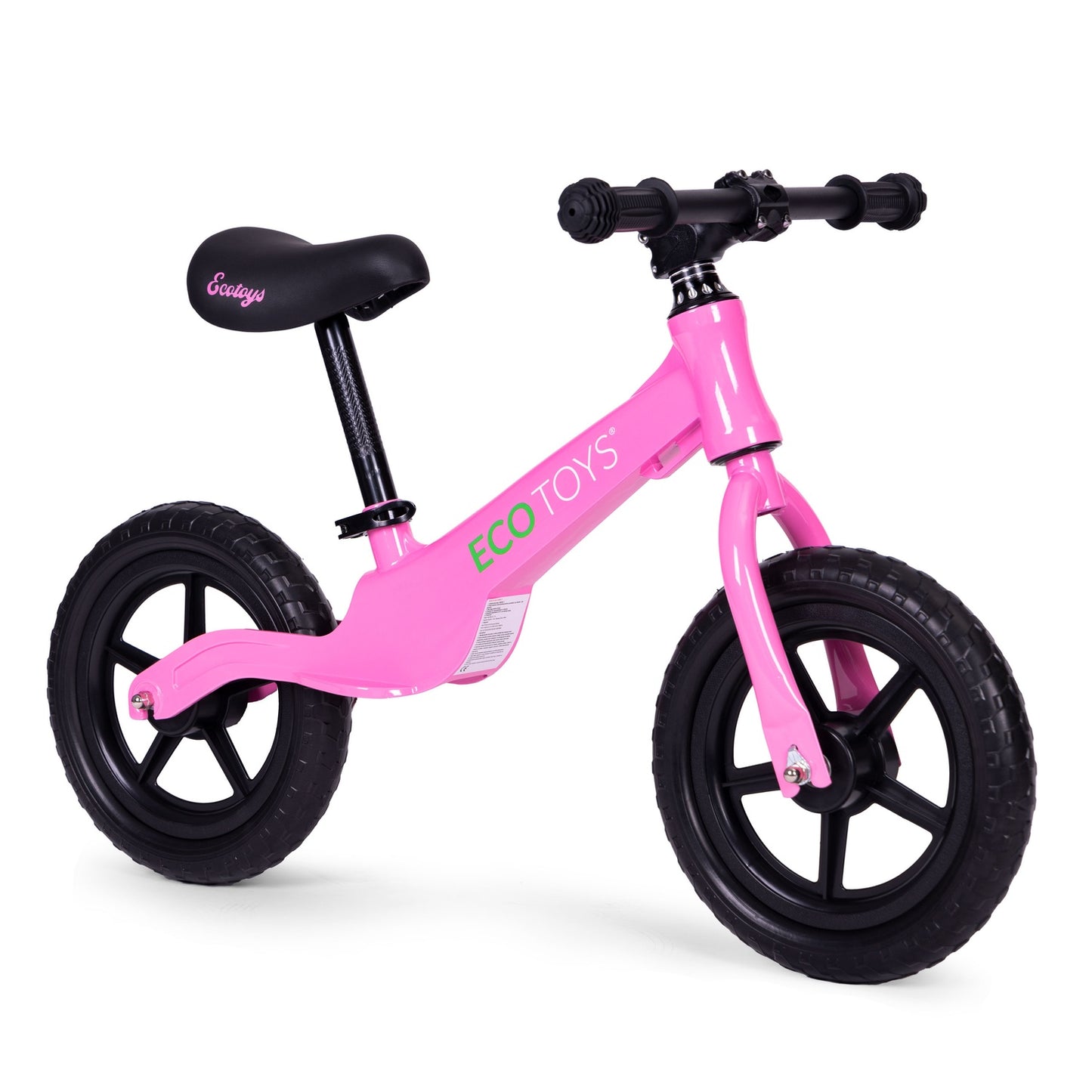 Children's balance bike, ride-on, EVA wheels ECOTOYS , pink