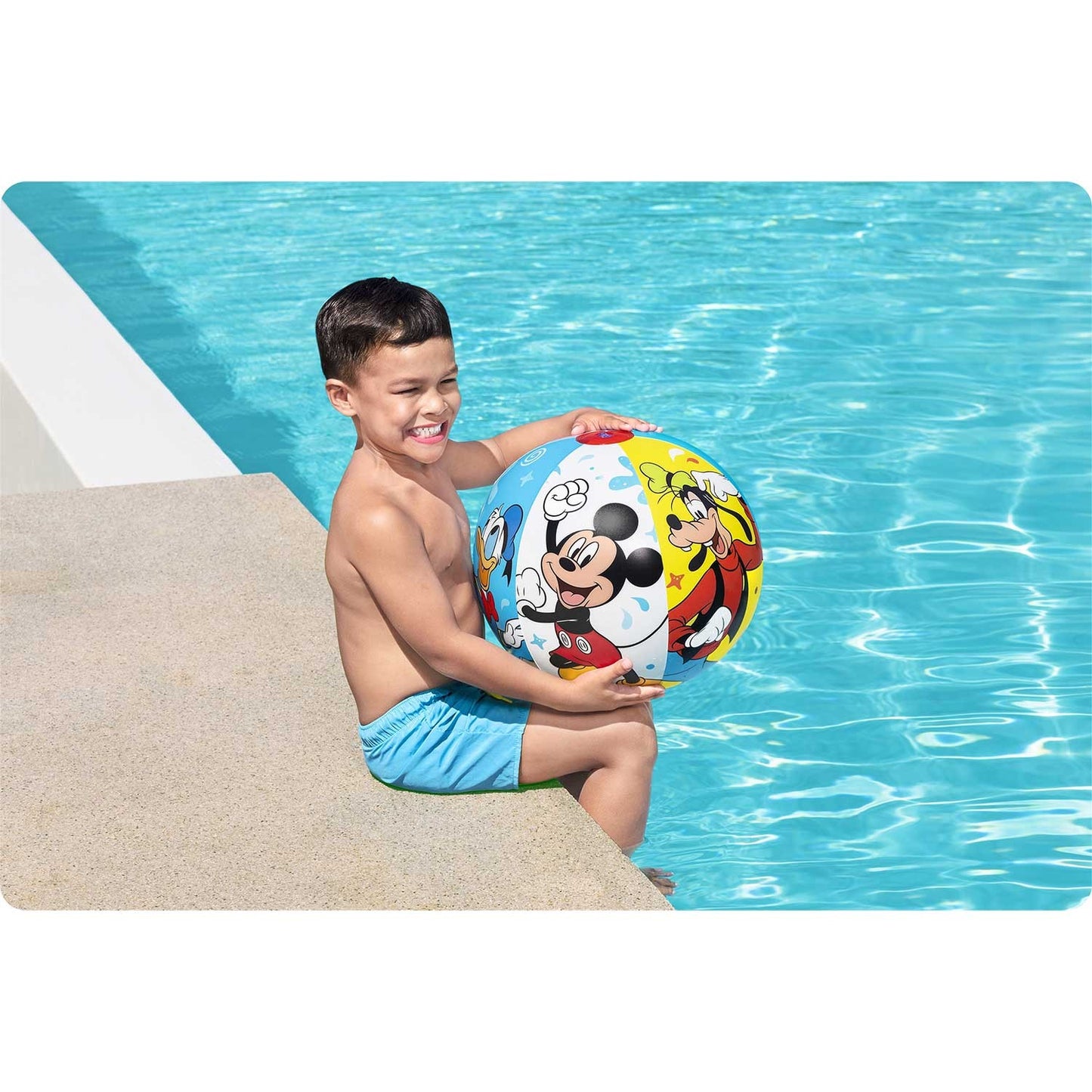 Children's beach ball 51 cm Mickey and Friends Bestway 91098