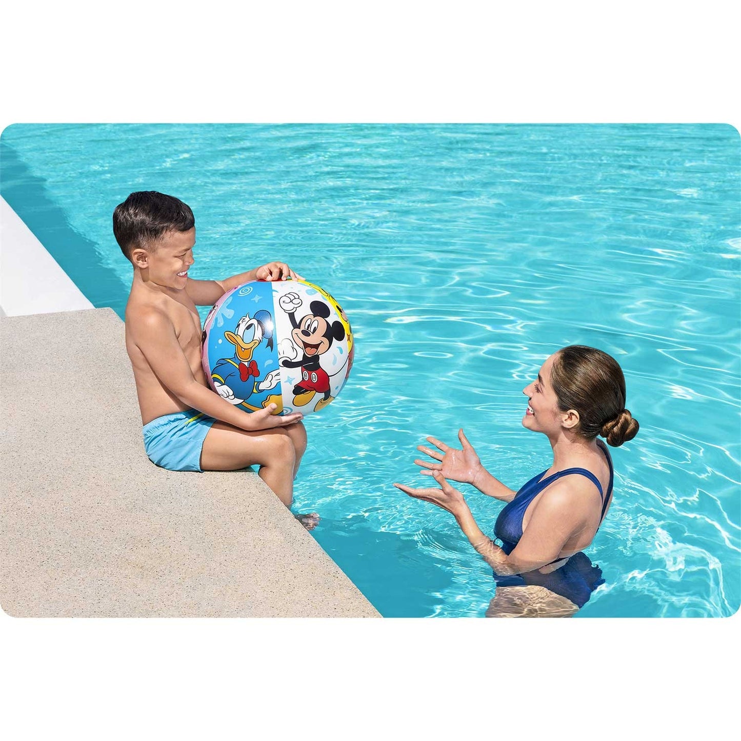 Children's beach ball 51 cm Mickey and Friends Bestway 91098
