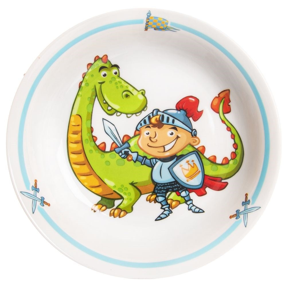 Children's breakfast set: plate, bowl, mug, dishwasher safe