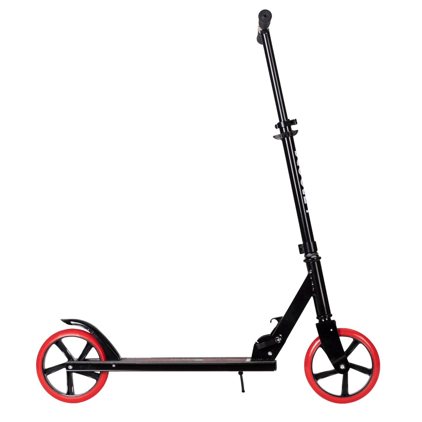 Children's city scooter, foldable aluminum, large wheels - Black