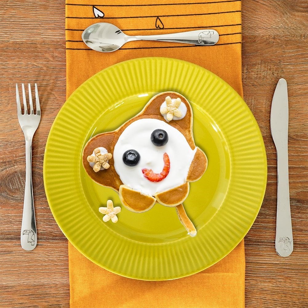 Children's cutlery set 3 parts with pelican, stainless steel