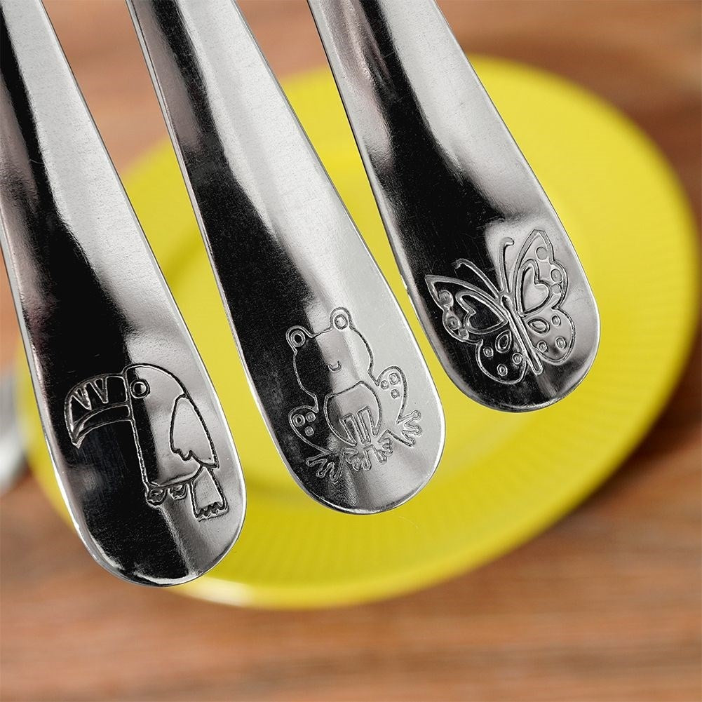 Children's cutlery set 3 parts with pelican, stainless steel