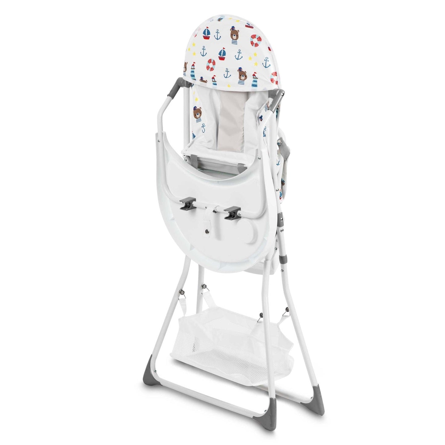 Eldo feeding chair white and blue