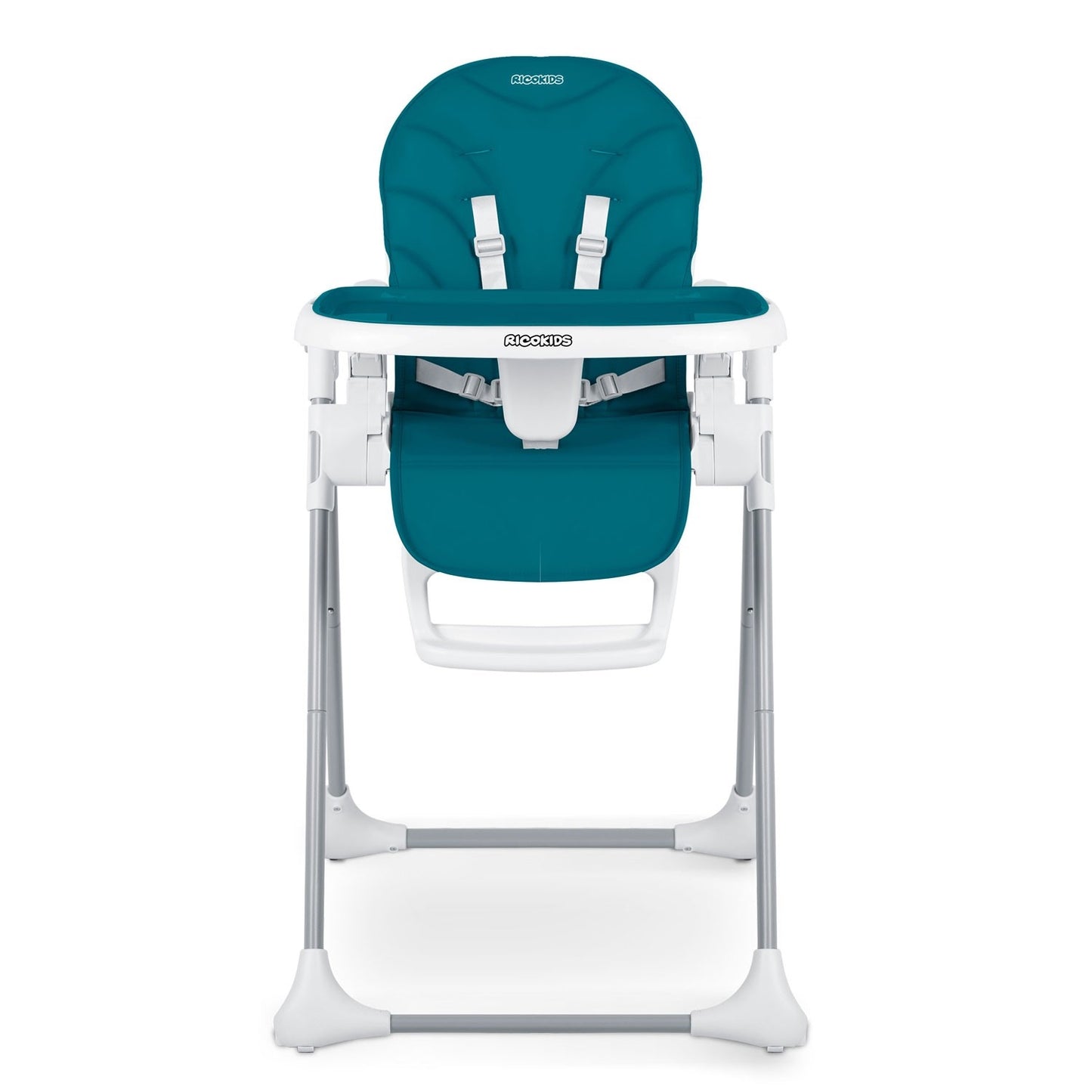 Adjustable High Chair with Tray and Safety Harness