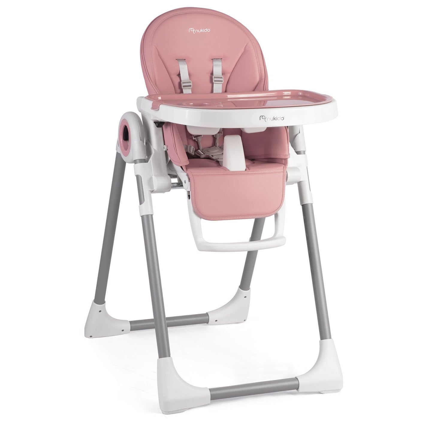 Children's dining chair with table Nukido Belo pink