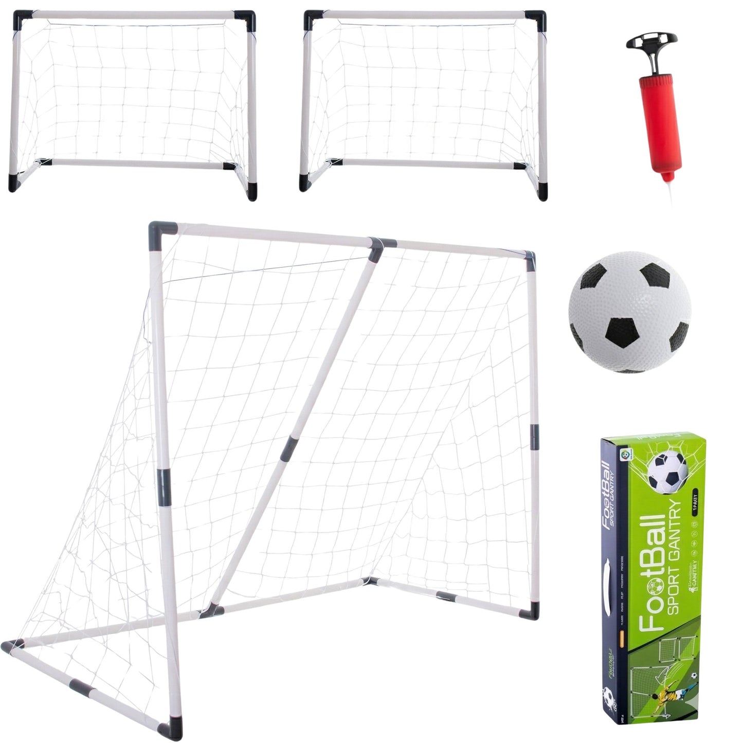 Children's football goal 2in1 143x110x70cm