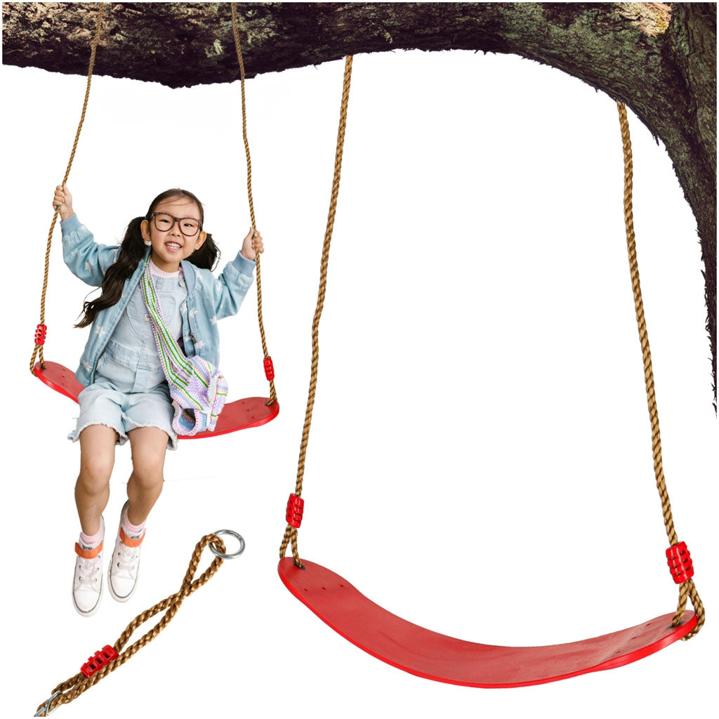 Children's garden swing flat board