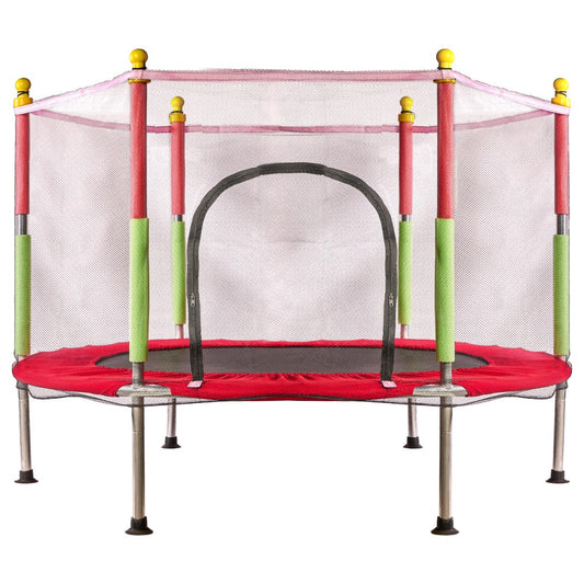Children's garden trampoline 140cm red