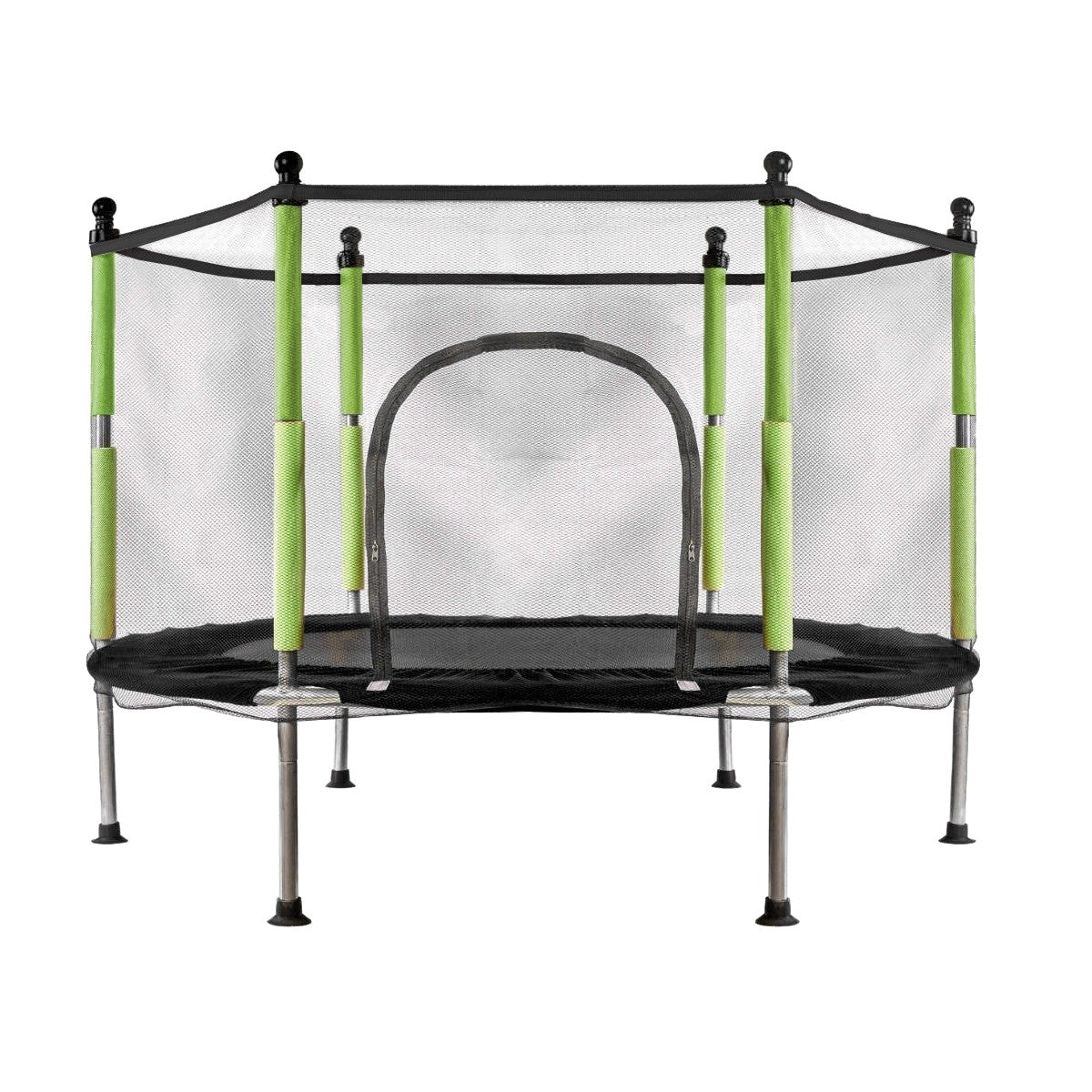 Children's garden trampoline net 140 cm green