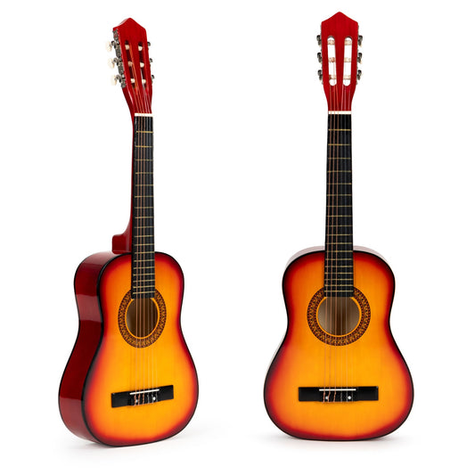 Children's guitar, large, classic, wooden, 6 strings, ECOTOYS