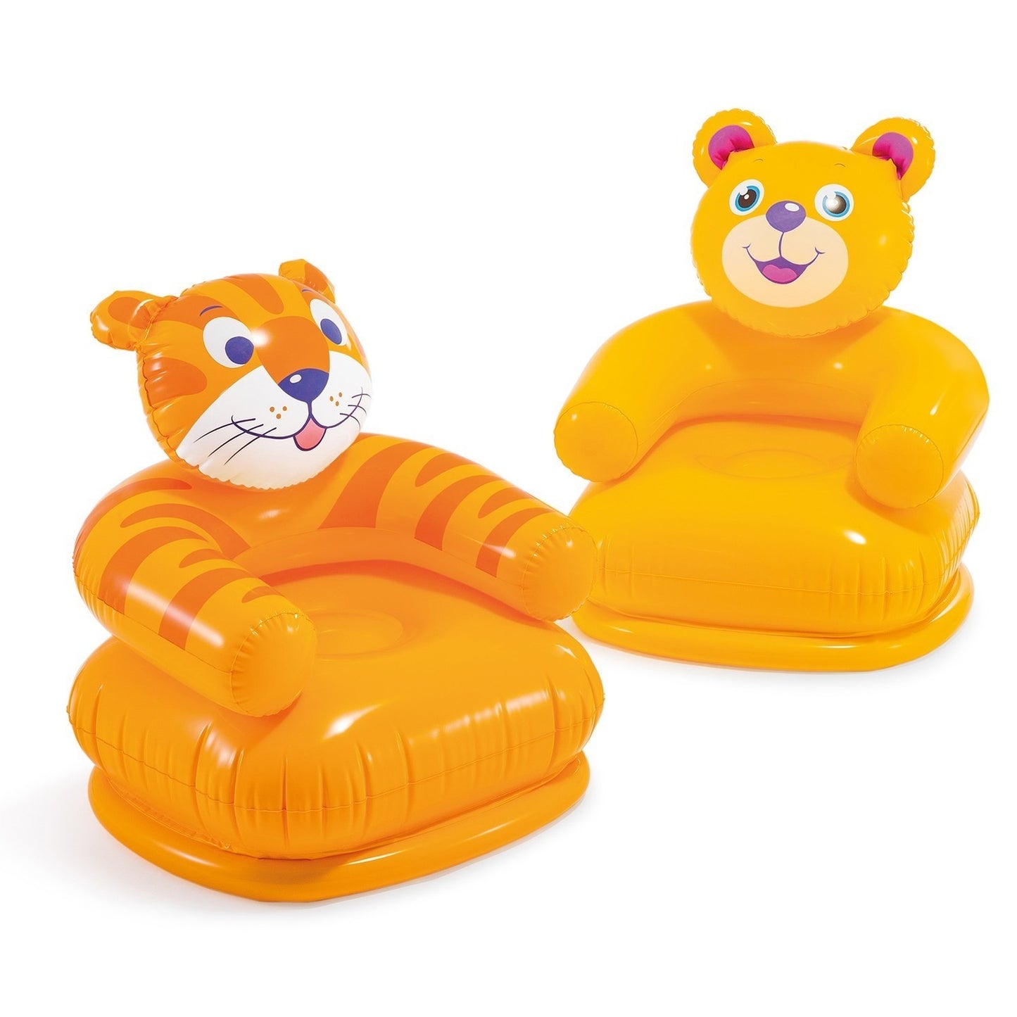 Children's inflatable chair Happy Animals 65 x 64 cm Intex 68556 tiger