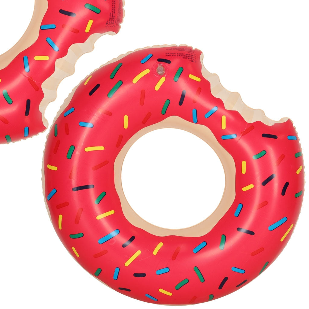Children's inflatable donut wheel 50cm pink