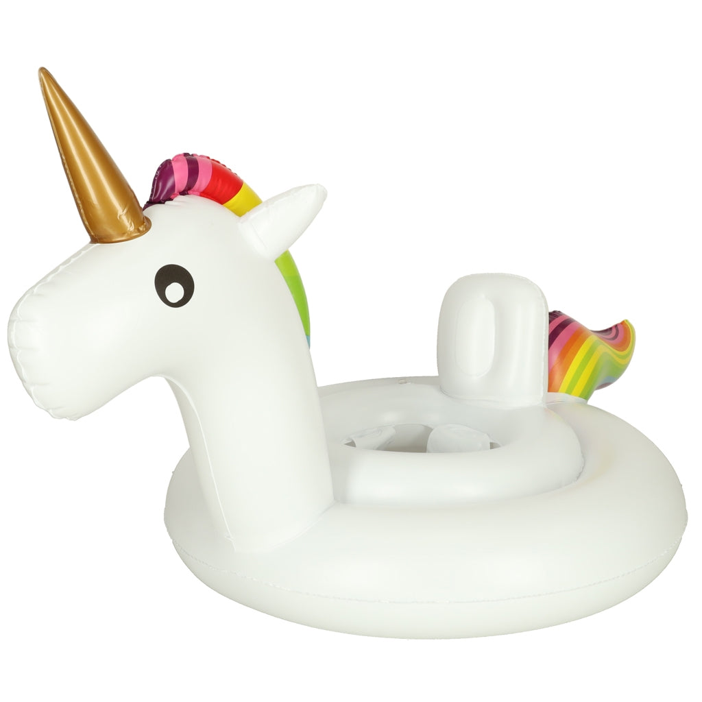 Children's inflatable unicorn wheel with seat 70cm