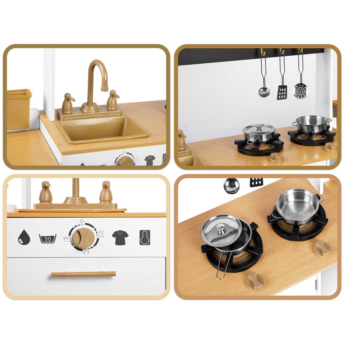 Children's kitchen in wood RC-836