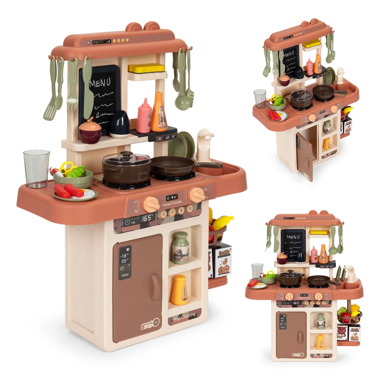 Children's kitchen sounds LED steam generator 42 accessories