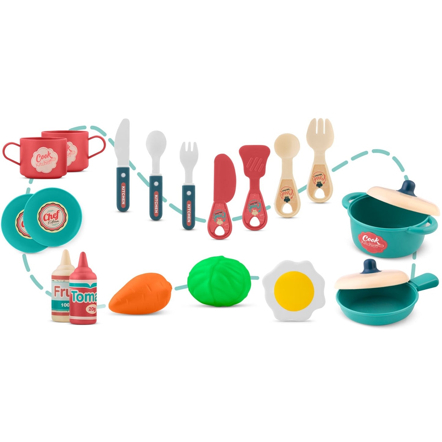 Children's kitchen with carry bag - Ricokids 772900