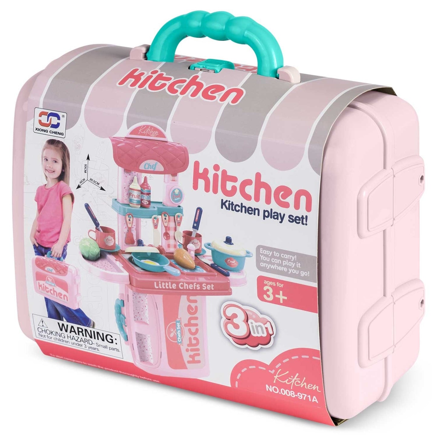 Children's kitchen with carry bag - Ricokids 772900