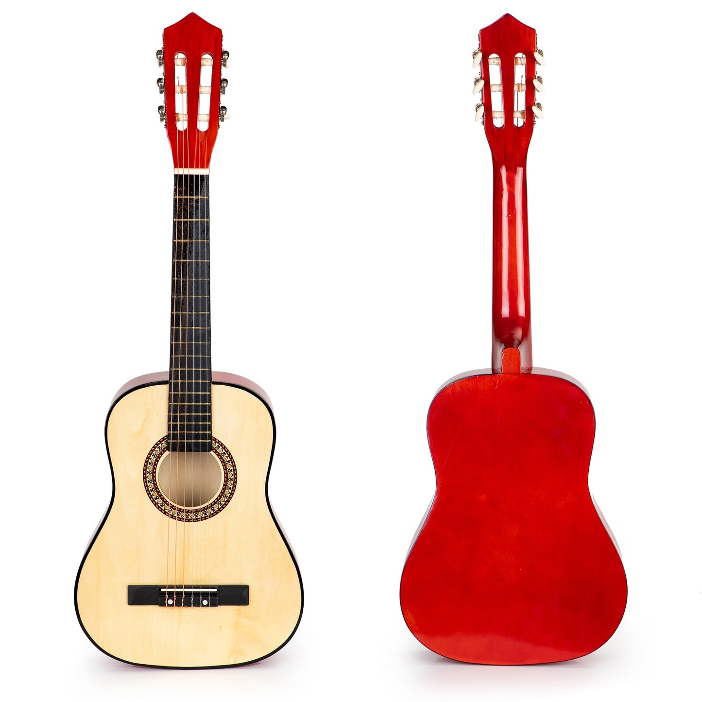 Children's large wooden guitar 6 strings ECOTOYS