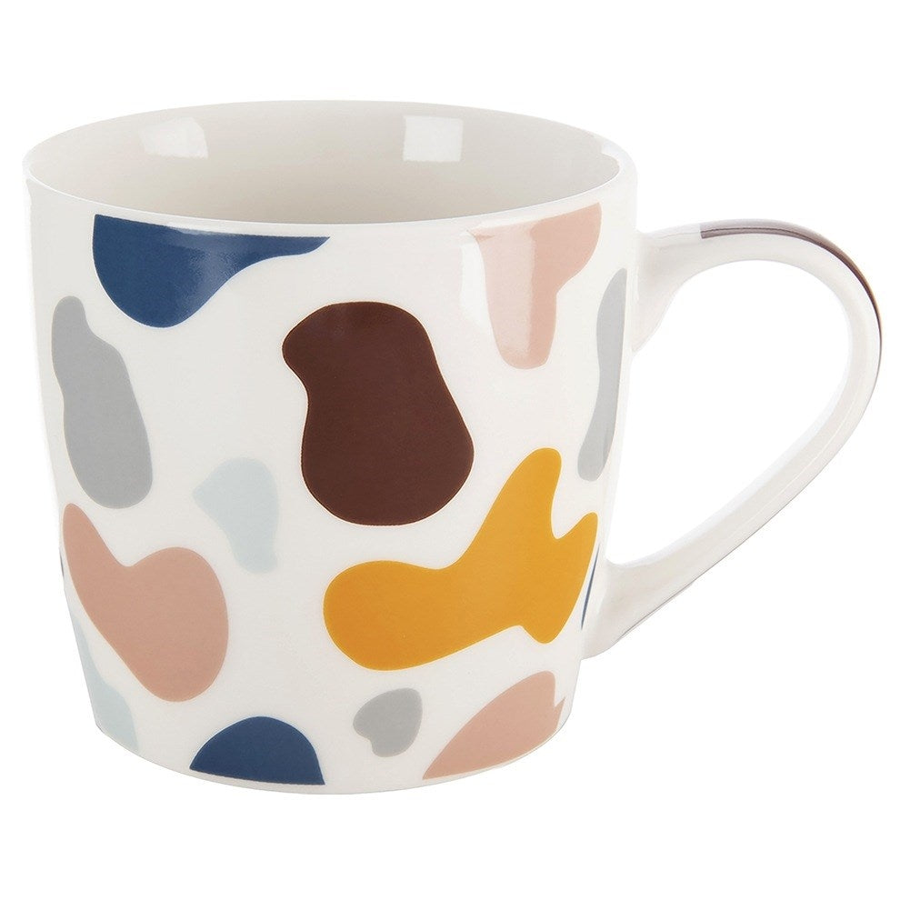 Children's mug with bowl, porcelain dog, 2 pcs.