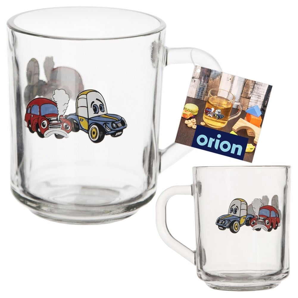 Children's mug with car motif - dishwasher and microwave safe