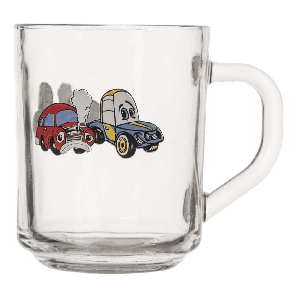 Children's mug with car motif - dishwasher and microwave safe