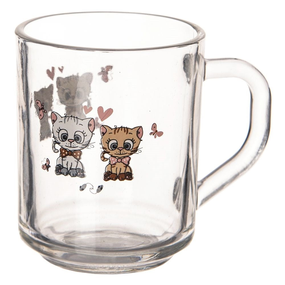 Children's mug with cat motif - Dishwasher and microwave safe