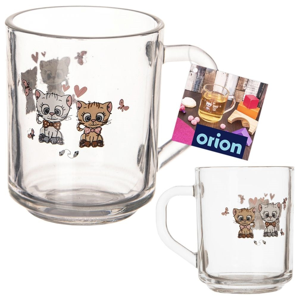 Children's mug with cat motif - Dishwasher and microwave safe