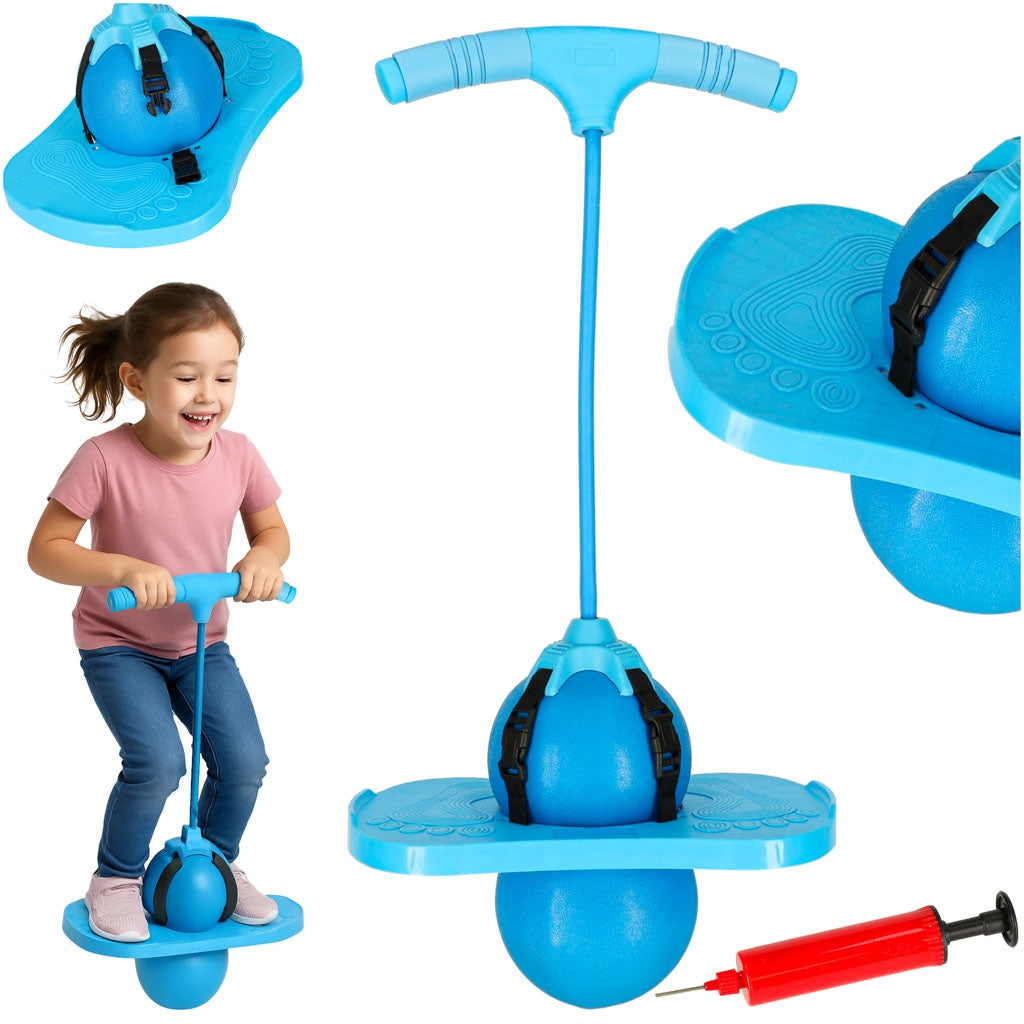Children's pogo balance jumper blue