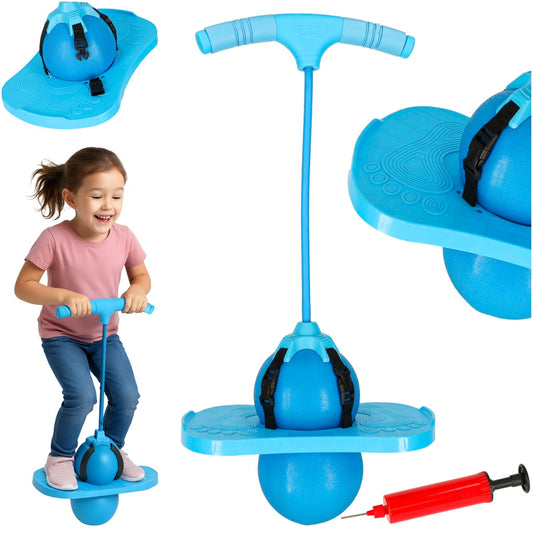 Children's pogo balance jumper blue