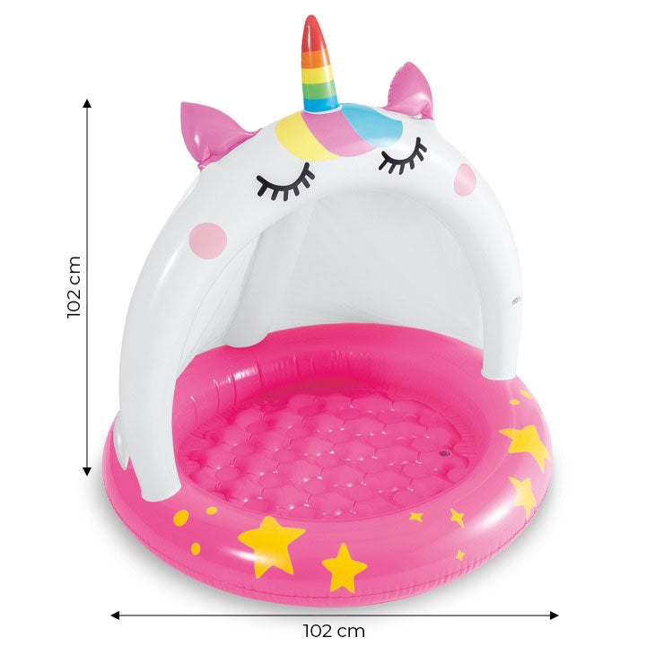 Children's pool with a roof Unicorn INTEX 58438