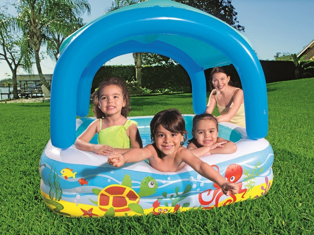 Children's pool with roof 140 x 140 x 114 cm Bestway 52192