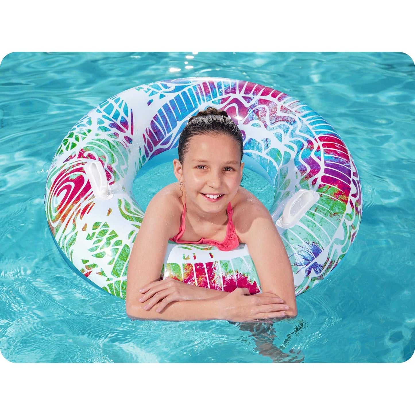 Children's ring with a diameter of 91 cm, 3 colors, Bestway 36084 blue