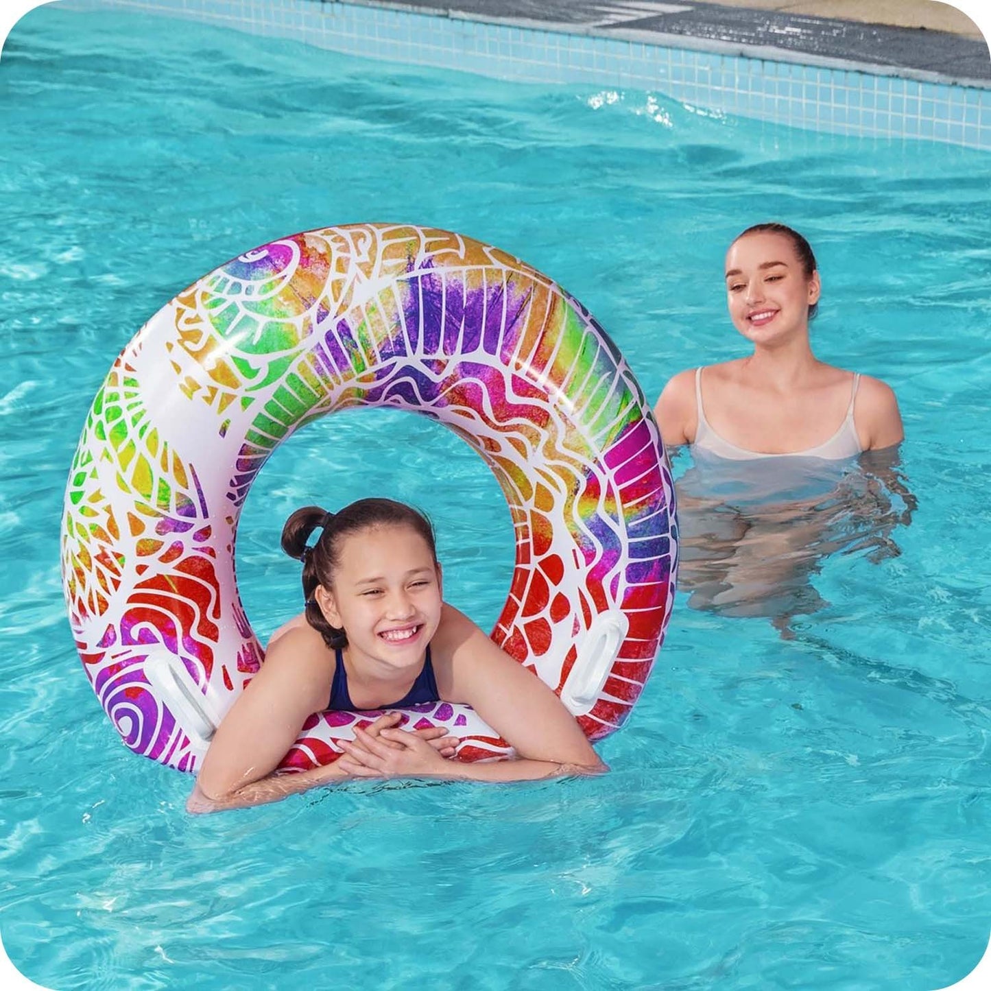 Children's ring with a diameter of 91 cm, 3 colors, Bestway 36084 red