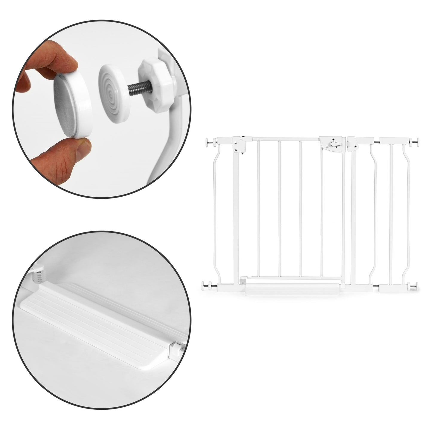 Children's safety barrier gate for stairs