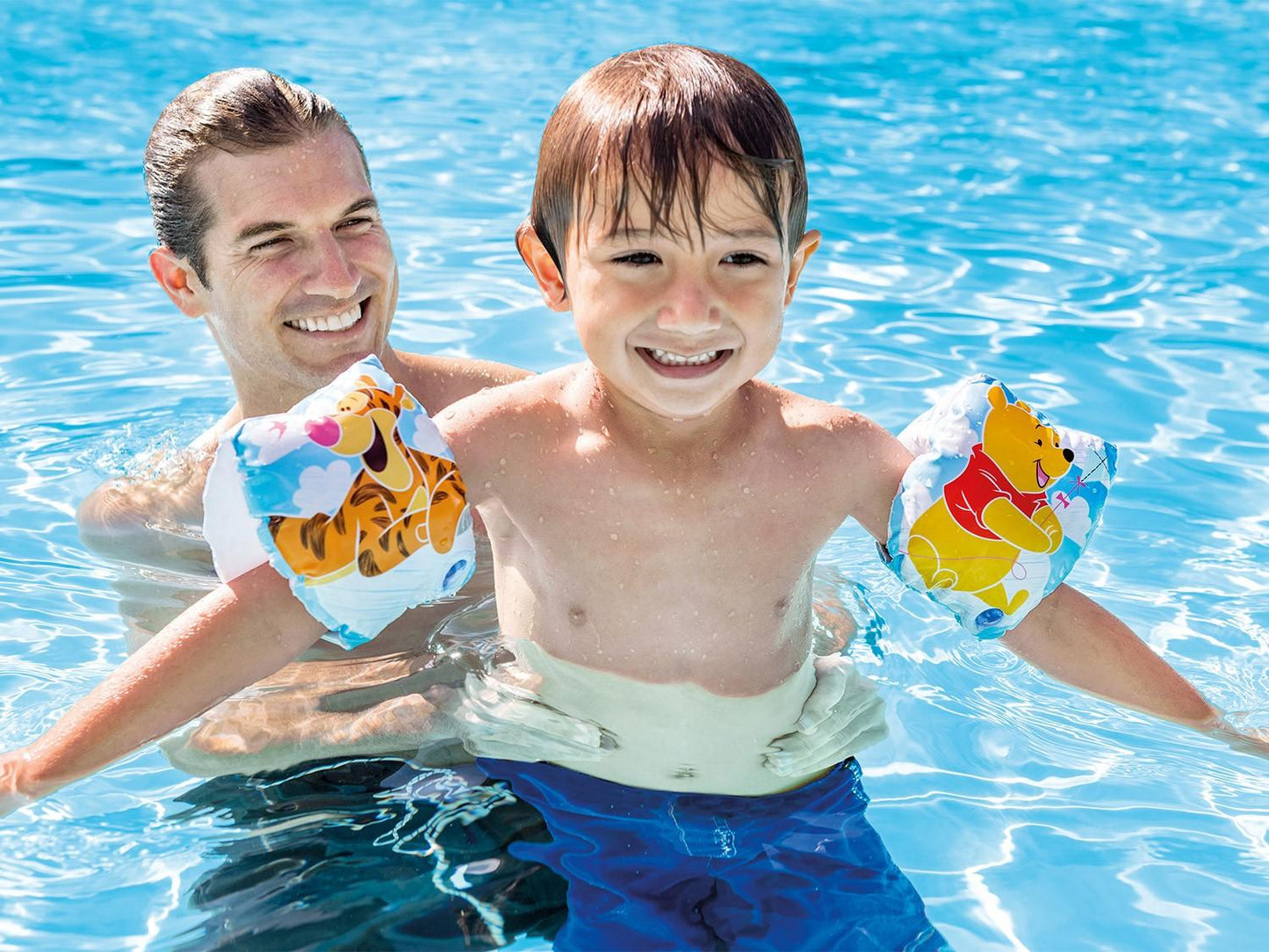 Children's swimming armbands Winnie the Pooh and Friends 20 x 15 cm INTEX 56663