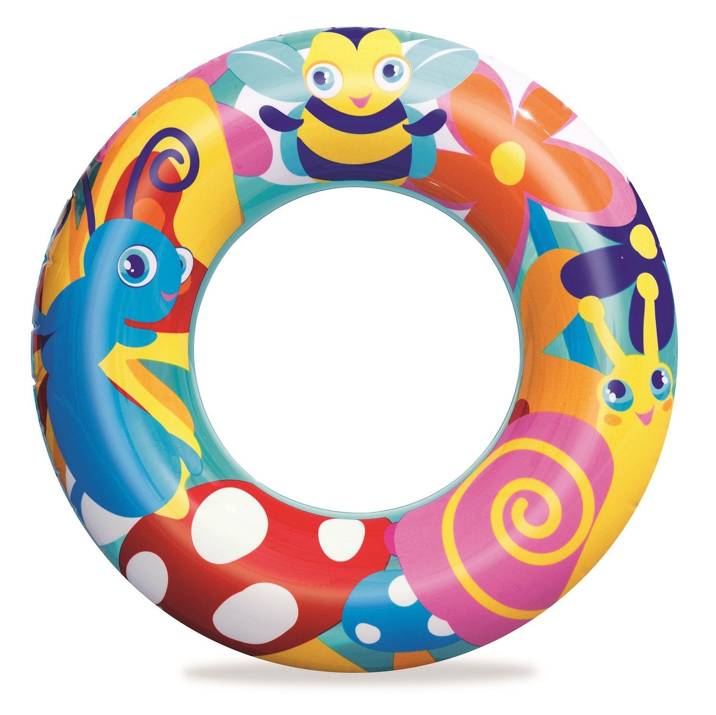 Children's swimming beach ring 56 cm Bestway 36013 insects